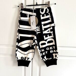 NWT Stella McCartney Kids x The Beatles "Get Back" Joggers.  Size 2